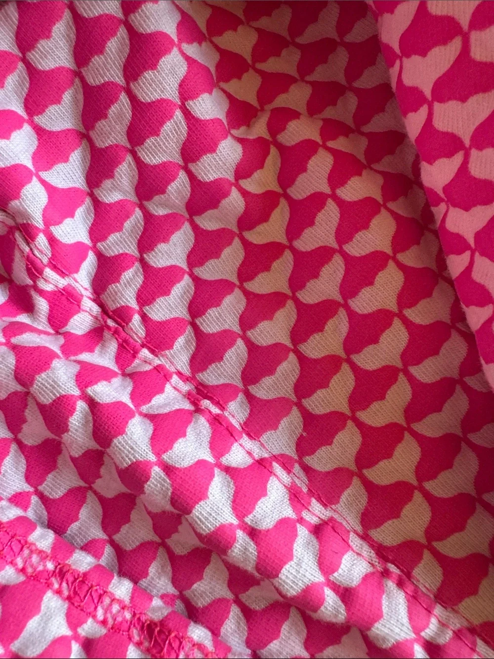 Vineyard Vines Coral Hooded Tunic with Pink Patterned Hooded Lining Girls 16